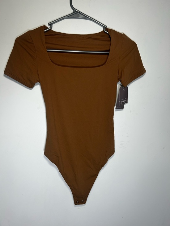 Auden Tops - Women's Luxury Collection 4-Way Stretch Short Sleeve Bodysuit